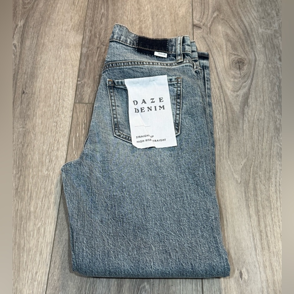 Daze Tough Love High Rise Straight Leg